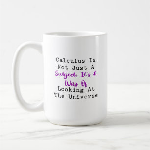 Taza De Café Cálculo Forma de Ver el Universo Matemáticas
