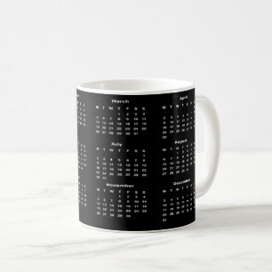 Taza De Café Calendario 2018