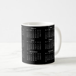 Taza De Café Calendario de 2018