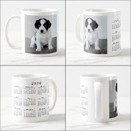 Taza De Café Calendario de Mascota de personalizados Foto 2026