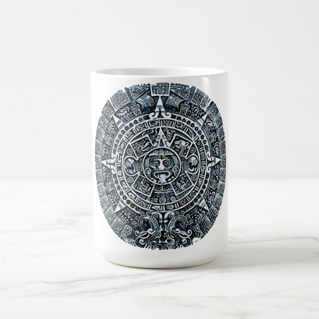 Taza De Café Calendario Maya / Kalender Maya (Centro)