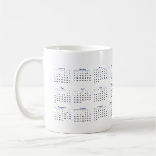 Taza De Café Calendario Mensual de Café 2026