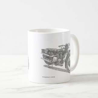 Taza De Café Calénder clásico de motocicletas (clásico británic