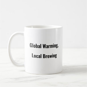 Taza De Café Calentamiento global, tafetán de café local
