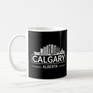 Taza De Café Calgary Alberta Cityscape Viaje A Calgary