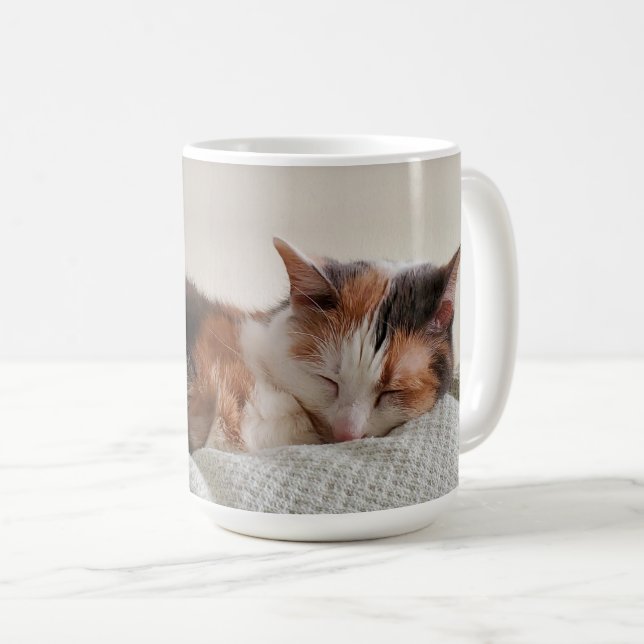Taza De Café Calico Cat (Anverso derecho)