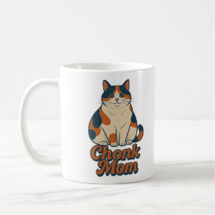 Taza De Café Calico Cat Chonk Mom