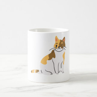 Taza De Café Calico Essential, Calico Portrait, Cute Calico Cat