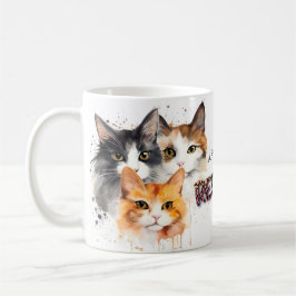 Taza De Café Calico y Tabby