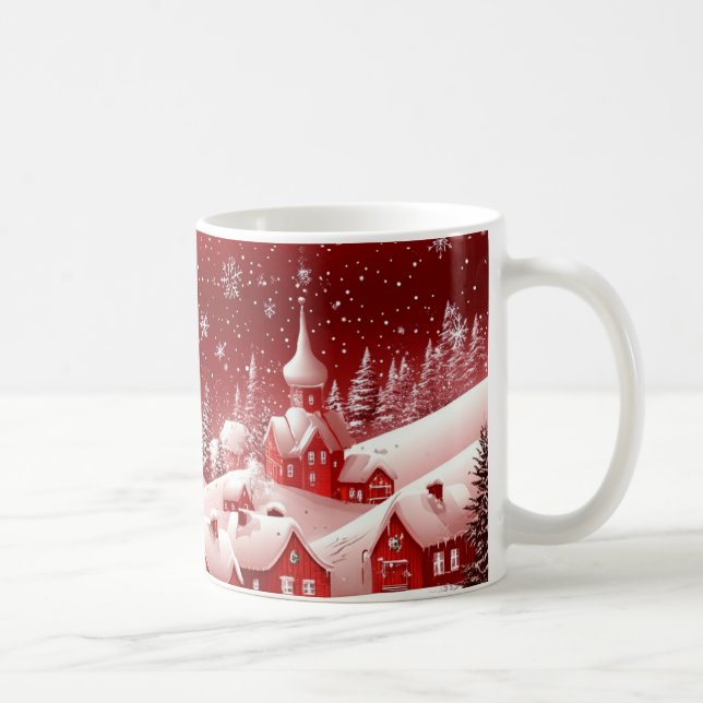 Taza De Café "¡Cálido en invierno, país maravilla!" (Derecha)