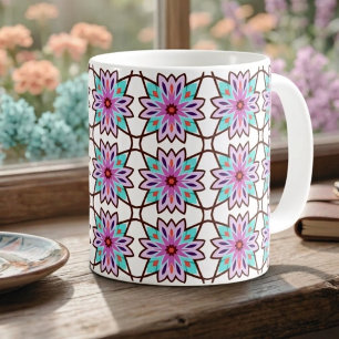 Taza De Café Calidoscopio Boho