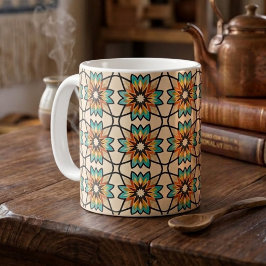 Taza De Café Calidoscopio Boho