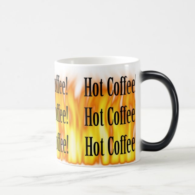 Taza de café caliente de desaparición (Derecha)