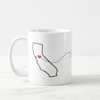 Taza De Café California a Maryland - Heart2Heart Coffee Mug