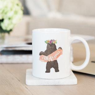 Taza De Café California Boho Bear
