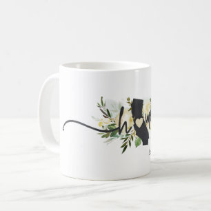 Taza De Café California Estado Personalizado Hogar Ciudad Rústi