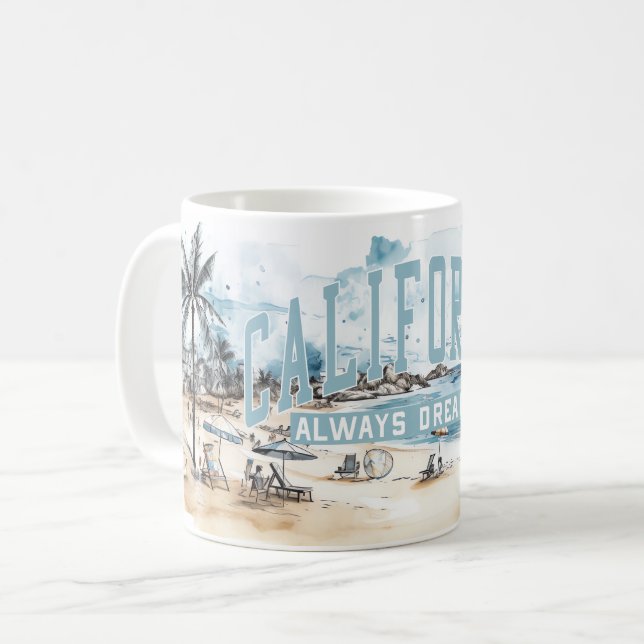 Taza De Café California Mug (Anverso izquierdo)