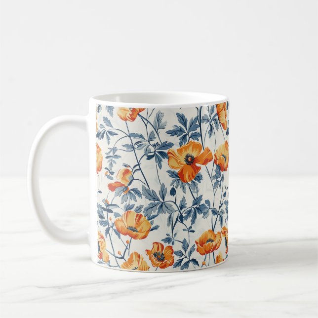 Taza De Café California Poppies (Izquierda)