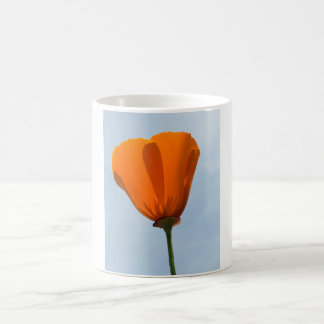 Taza De Café California Poppy Silhouette