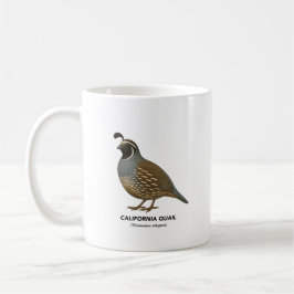 Taza De Café California Quail - Aves de California