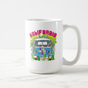 Taza De Café California que practica surf a Van