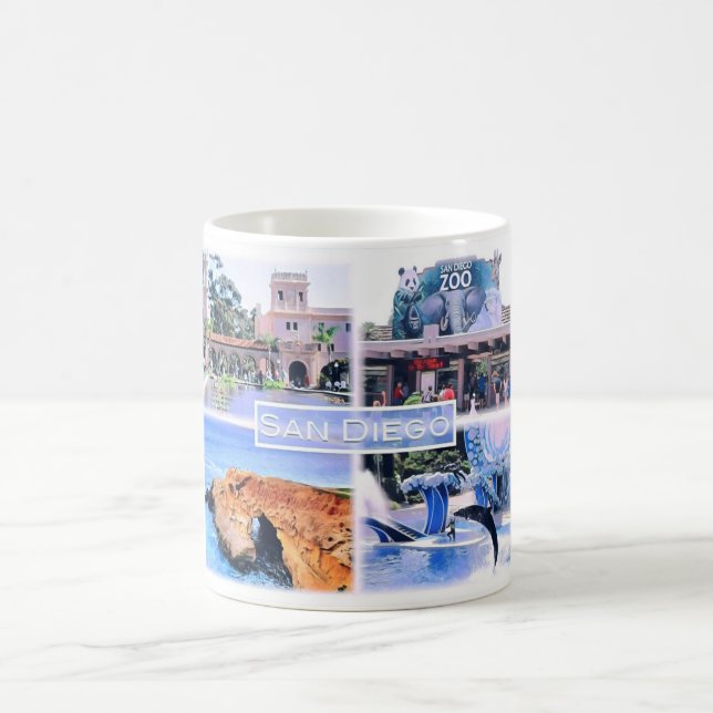 Taza De Café California - San Diego - Mosaic - Estados Unidos - (Centro)