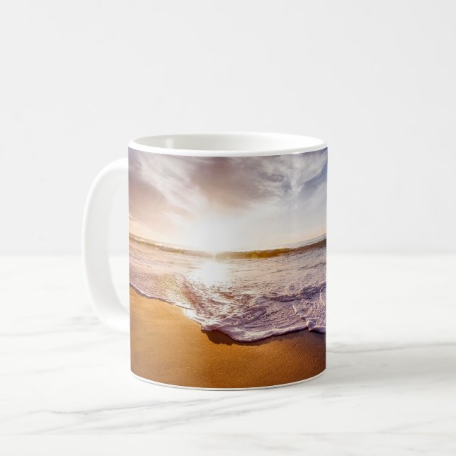 Taza De Café California Sunset Beach (Anverso izquierdo)