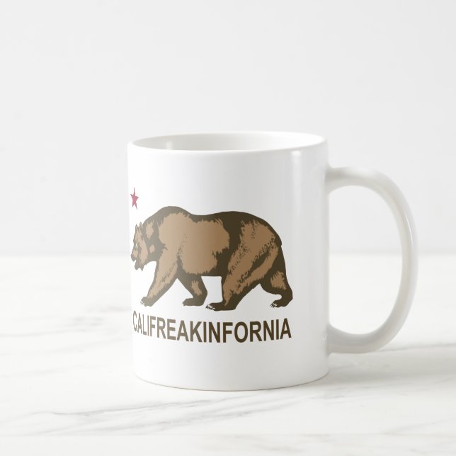Taza De Café Califreakinfornia (Derecha)