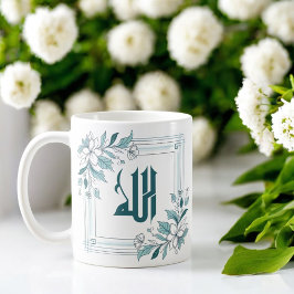 Taza De Café Caligrafía árabe floral islámica moderna Alá