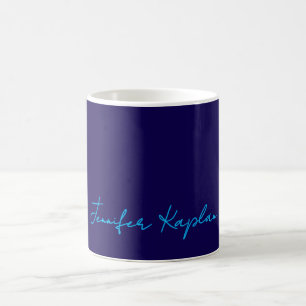 Taza De Café Caligrafía clásica minimalista profesional