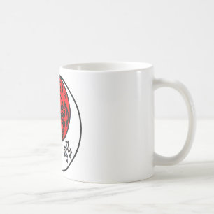 Taza De Café Caligrafía japonesa del sol naciente de Shotokan 