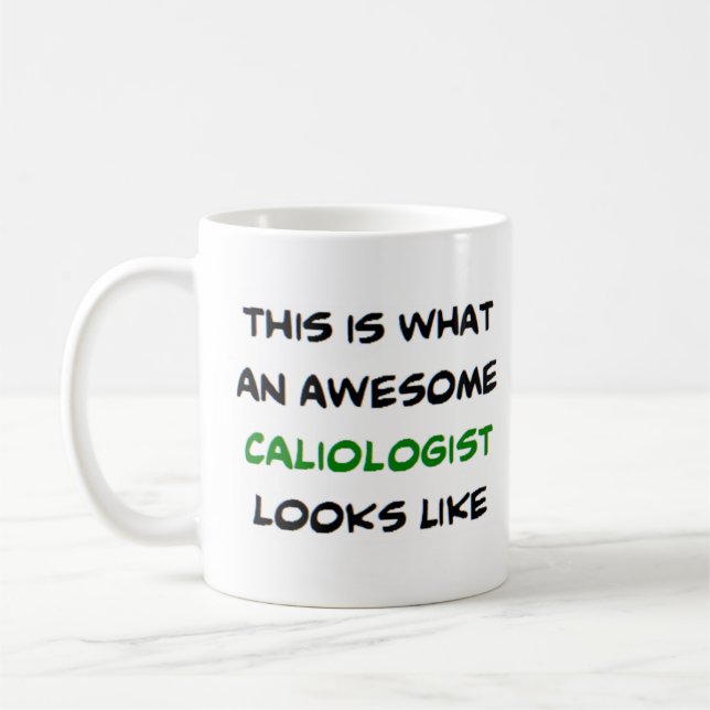 Taza De Café caliólogo impresionante (Izquierda)