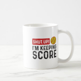 Taza De Café Cállate Estoy Llevando La Cuenta Divertido Softll