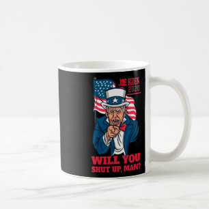 Taza De Café ¿Cállate hombre? Primer debate Trump-Biden 2020