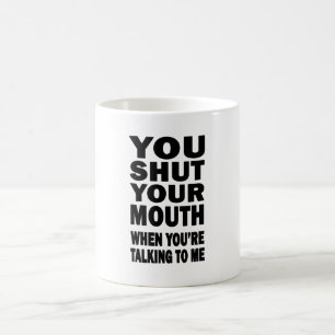 Taza De Café Cállate la boca