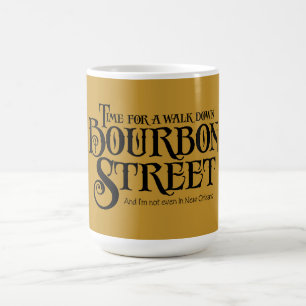 Taza De Café Calle Bourbon - divertido whisky de beber