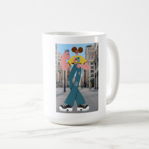 Taza De Café Calle de estilo de chica cool