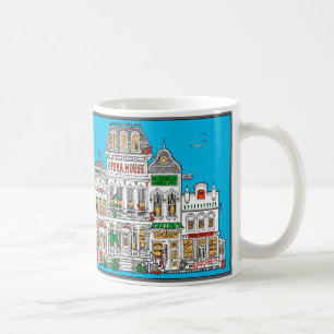Taza De Café Calle del oeste vieja de la frontera