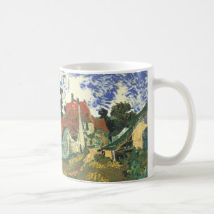 Taza De Café Calle del pueblo en Auvers de Vincent van Gogh