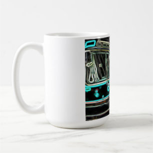 Taza De Café Calle en la estación de tren Gran Mug Clásico