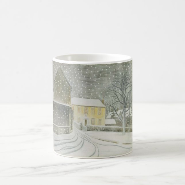 Taza De Café Calle Halstead en Nieve (por Eric Ravilious) (Centro)