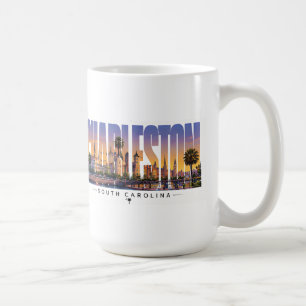 Taza De Café Calle histórica de Charleston Carolina del Sur via