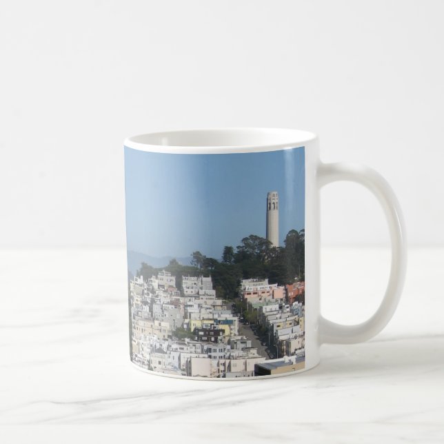 Taza De Café Calle Lombard de San Francisco (Derecha)