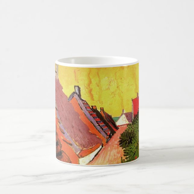 Taza De Café Calle Saintes Maries por Vincent van Gogh (Centro)