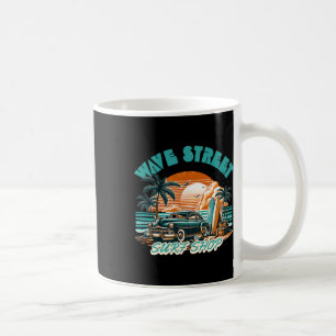 Taza De Café Calle Wave Retro Vacaciones Playa Surf Vintage S