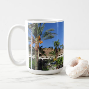 Taza De Café Callejón de palmeras datileras