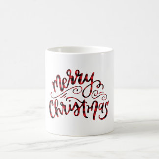 Taza De Café Calligraphy Merry Christmas Mug