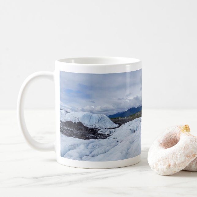 Taza De Café Calm Blue Glacier Coffee Mug (Con donut)
