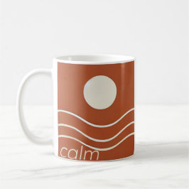 Taza De Café Calm Mug - Colección de retenes de Zen suave
