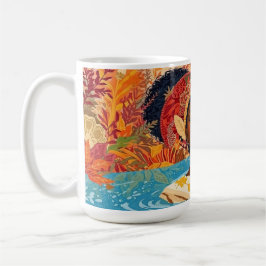 Taza De Café Calm Woman 